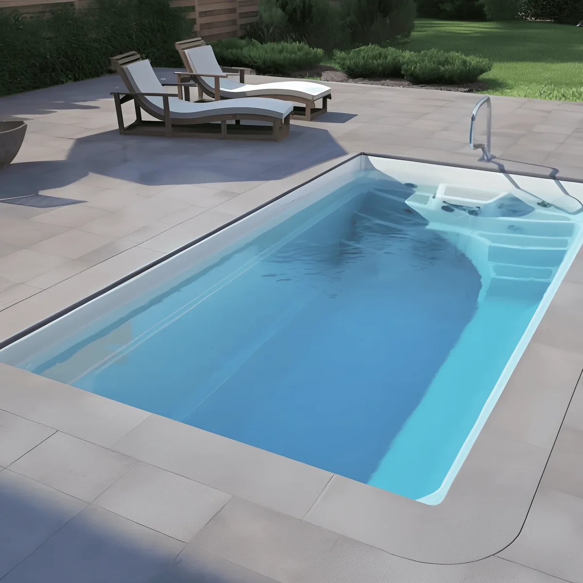 Композитный бассейн Laguna 5 — вид сверху в Екатеринбурге